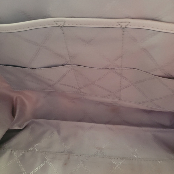 Bedford Travel Extra LG Weekender Bag Light Pink and Vanilla Color - Picture 8 of 12